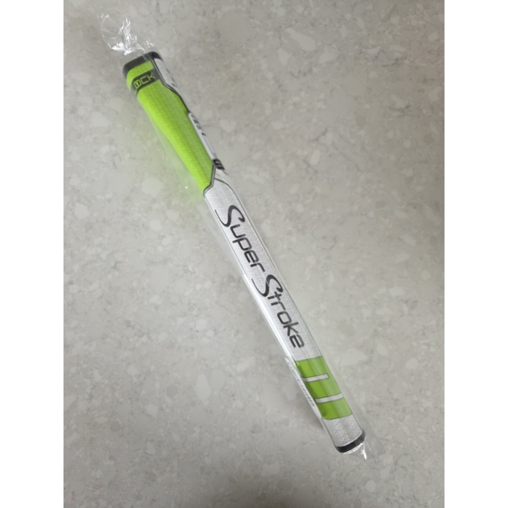SuperStroke Traxion Wristlock Putter Grip Lime Green / White